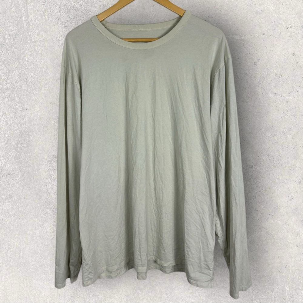 Lululemon Mens Fundamental Long Sleeve Lightweight Tee T-Shirt Minimalist Sz XL